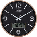 Sonam Quartz SLC 14087 SWP Analog & Digital Wall Clock