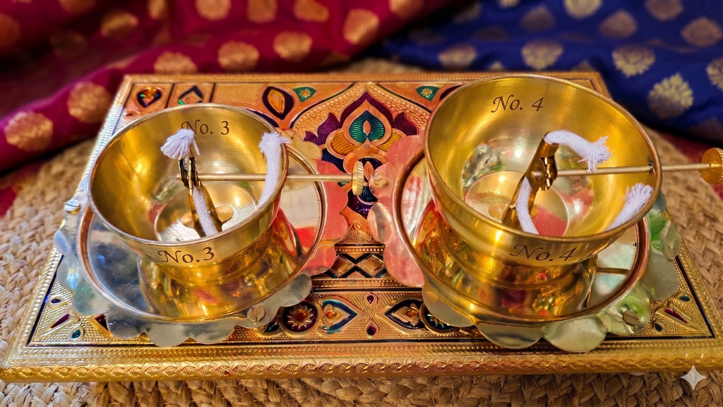 Pure Brass Akhand Deep Oil Lamp with Borosilicate Glass Cover - Premium Akhand Jyoti Diya for Mandir, Diwali Pooja, Home Decor & Gifting