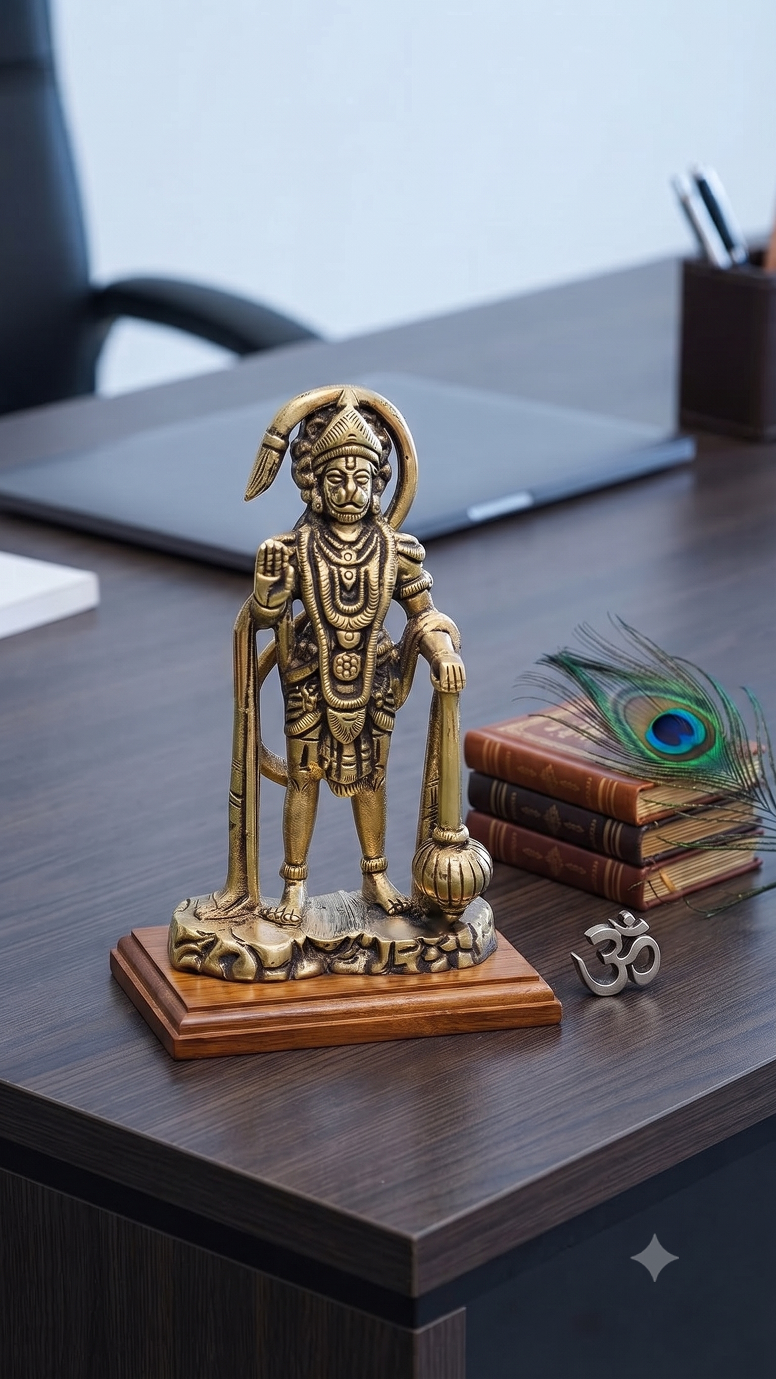 Premium Panchdhatu Hanuman Ji Idol | Super Fine Finish 5-Inch Bajrangbali Murti by Devicrafts